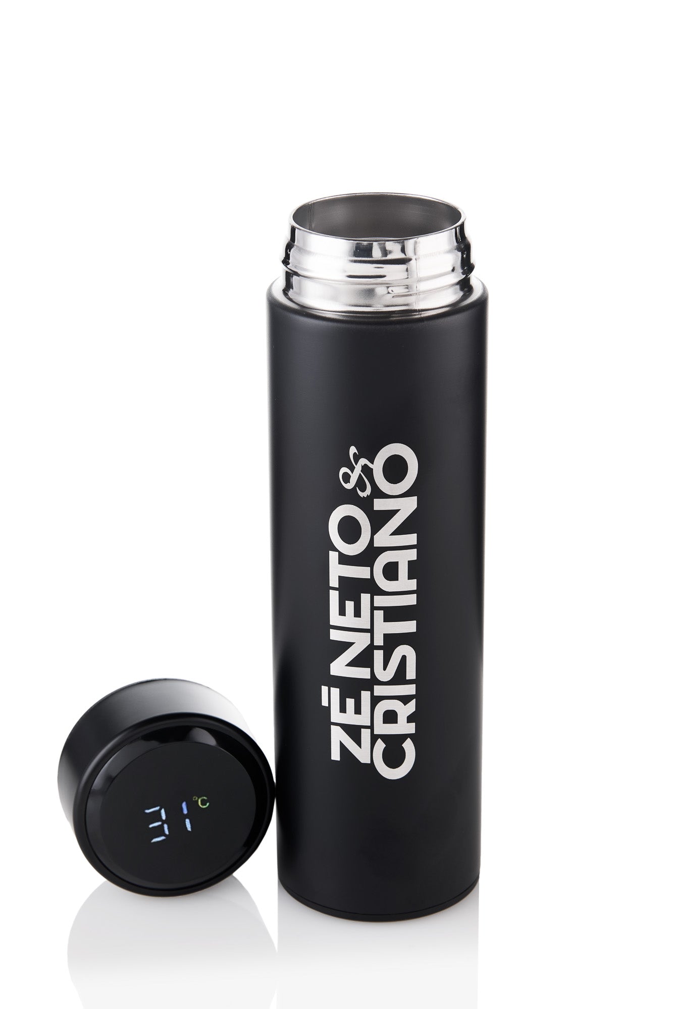 GARRAFA TÉRMICA 400ml COM DISPLAY DE TEMPERATURA