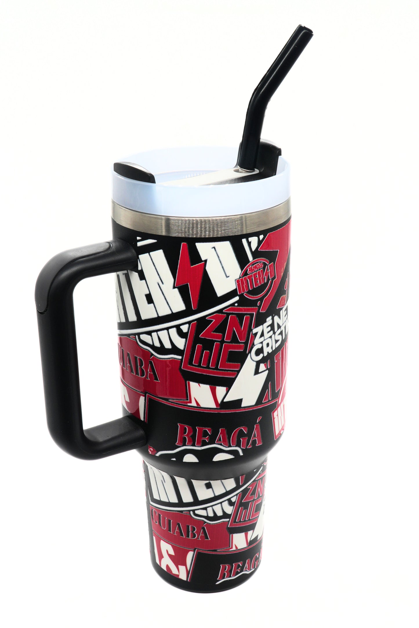 CANECA TÉRMICA INTENSO 1,2L - COM TAMPA E CANUDO