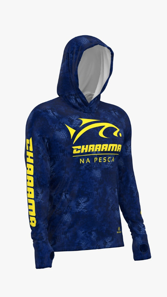 CAMISETA COM CAPUZ MASCULINO - MARINHO