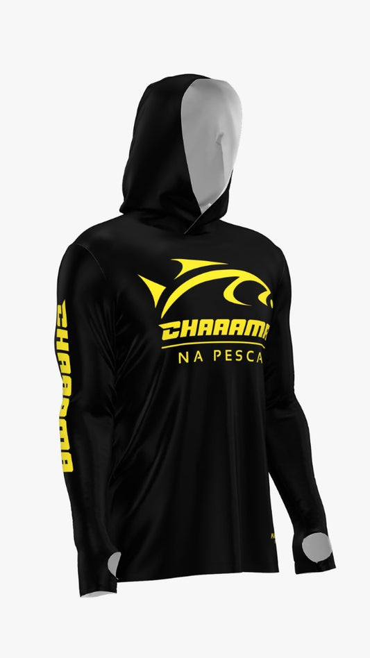 CAMISETA COM CAPUZ MASCULINO - PRETO