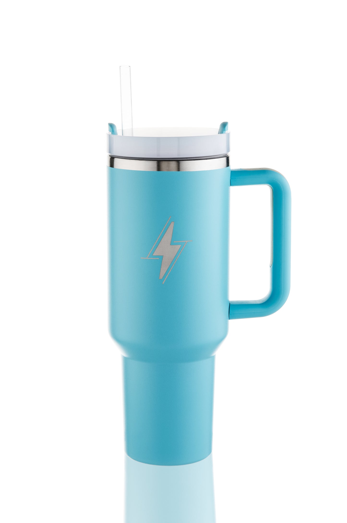 CANECA TÉRMICA 1.2LT - COM TAMPA E CANUDO - COR AZUL