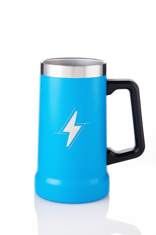 CANECA TÉRMICA INOX 700ML COM ALÇA - AZUL