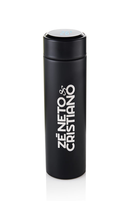 GARRAFA TÉRMICA 400ml COM DISPLAY DE TEMPERATURA